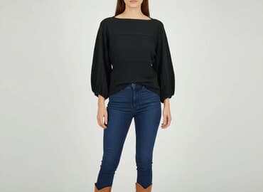 bluzki nietoperz plus size: Bluzka damska, rozmiar S — 9