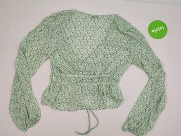 koszula zielone paski: Stradivarius, Bluzka damska, L — 3