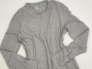 koszulka z długim rękawem w paski: H&M, Bluzka dla mężczyzn, rozmiar L — 1