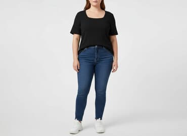 shein podkoszulki damskie: T-shirt damski, rozmiar 4XL — 7