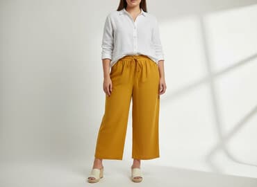 kuloty damskie jeansy: Spodnie materiałowe damskie, rozmiar 2XL — 6