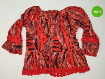 bluzka ze ściągaczem h: Women's blouse, size L (EU 40) — 2