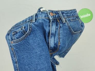 szorty z wysokim stanem czarne: Stradivarius, Szorty damskie, S — 6