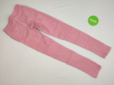 dżinsy w róże: Skinny, Jeansy damskie, rozmiar S — 3