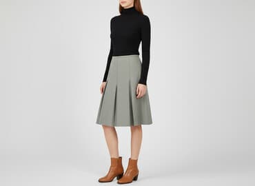 spódnice plisowane za kolano: Spódnica damska, rozmiar M — 1