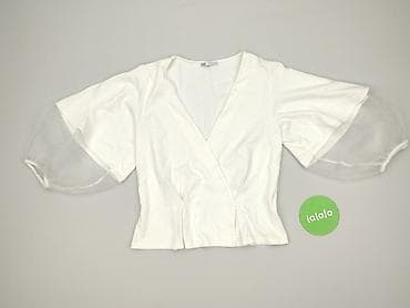 azurowa bluzka: Zara, Bluzka damska, rozmiar M — 2