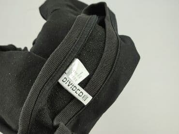 czarne t shirty damskie w serek: H&M Divided, Top damski, rozmiar XS — 4