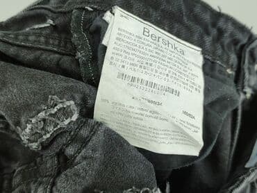 czarne jeansy stradivarius: Bershka, Jeansy damskie, XS — 5