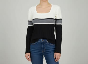 sukienka na drutach krok po kroku: Sweter damski, rozmiar S — 7