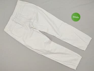 damskie spodnie chinosy: Spodnie materiałowe damskie, rozmiar L — 3