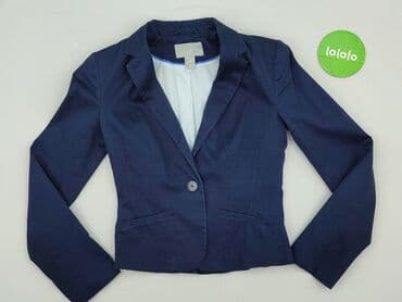 niebieska marynarka damska hm: H&M, Marynarka damska, rozmiar XS — 2