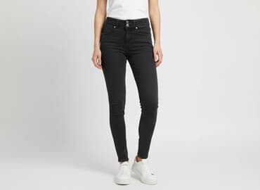 jeansy wyszczuplające brzuch: Jeansy damskie, rozmiar 2XS — 7