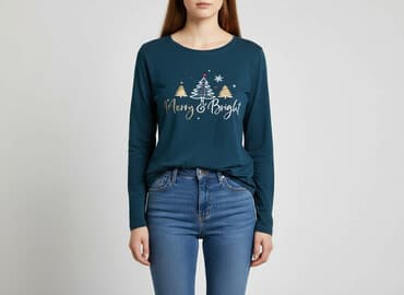 bluzka świateczna: Bluzka damska, rozmiar M — 6