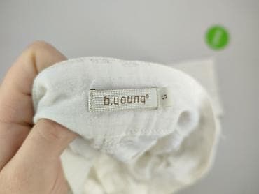 jeansy biale: BYoung, Spodnie materiałowe damskie, rozmiar S — 4