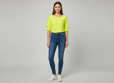 pomarańczowa marynarka mohito: Bluzka damska, rozmiar M — 6