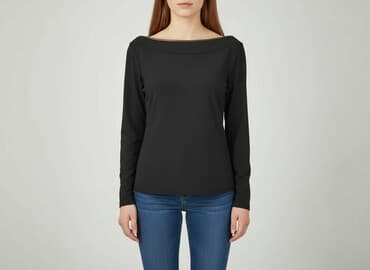 czarne bluzki w lodke: Principles, Bluzka damska, rozmiar S — 1