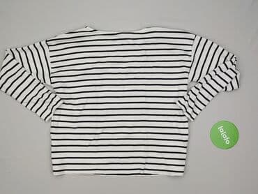 koszulka z długim rękawem w paski: Bluzka damska, rozmiar M — 3