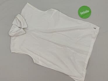 biała bluzka ze stójką damska: Bluzka damska, rozmiar M — 2