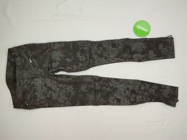 Women: Material trousers for women, size S (EU 36) — 2