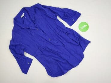 niebieska bluzki koszulowe: Сорочка жіноча, розмір L — 2