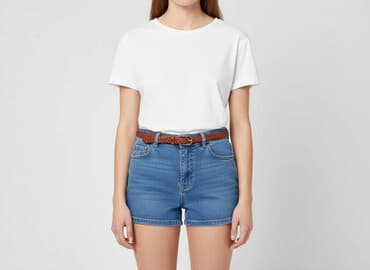 czarne krótkie spodenki sinsay: Sinsay, Szorty damskie, rozmiar XS — 6