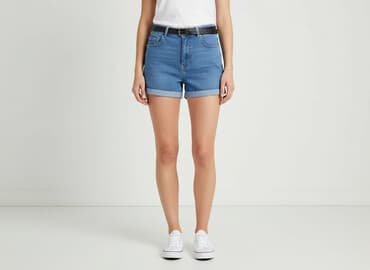 krótkie spodenki z wysokim stanem sinsay: Sinsay, Szorty damskie, rozmiar S — 1