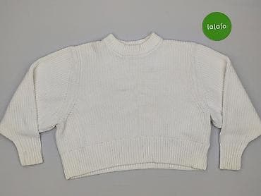 bialy polar: Monki, Sweter damski, rozmiar S — 2
