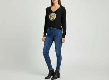 ubrania z kotem: Sweter damski, rozmiar S — 5