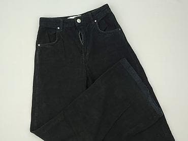 Bershka, Material trousers for women, size 2XS