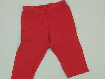 rajstopy w czerwono czarne paski: Leggings, 0-3 months, condition - Very good — 1