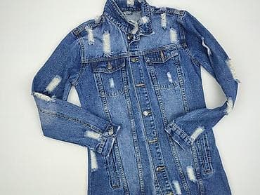 kurtka jeansowa patchwork: Kurtka jeansowa damska, rozmiar M — 1