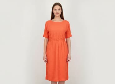 sukienki pomarańczowa na wesele: Sukienka damska, rozmiar M — 5