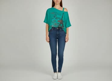 t shirty basic oversize: Women`s T-shirt, size One size — 1