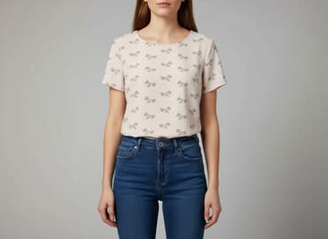 koszula damska z kokardą: Жіноча блуза, розмір S — 1