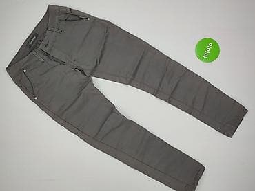 wide leg: Spodnie materiałowe damskie, rozmiar M — 2