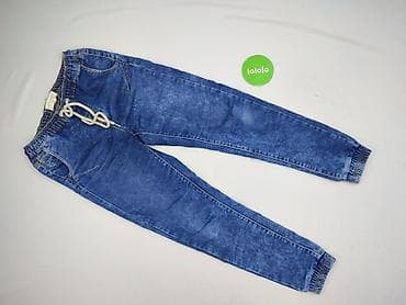 biale spodnie reserved: Jeansowe joggery damskie Reserved - Model: denim joggers - Kolor — 2