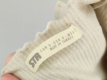 top z piórami czarny: Stradivarius, Top damski, S — 5