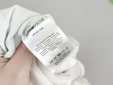 biale bluzki z gipiurą: Gina Tricot, Bluzka damska, rozmiar L — 4