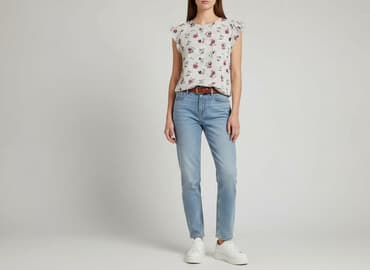 bershka bluzka z dekoltem: Bershka, Women's blouse, size M — 1