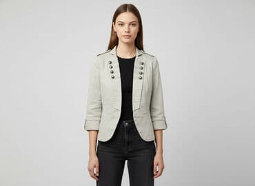 kurtki puchowe hm: H&M, Marynarka damska, rozmiar S — 7