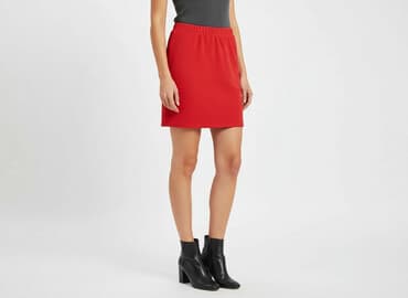 spódnice midi plisowane czarne: Boohoo, Spódnica damska, L — 6