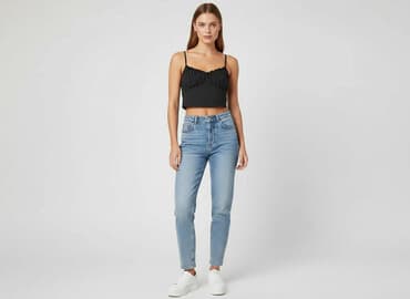 crop top spódnice: H&M, Top damski, rozmiar S — 1