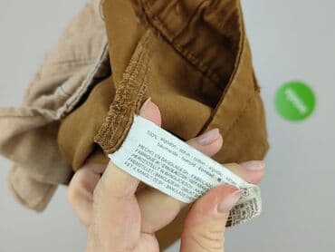 czerwone spodnie cargo: Bershka, Spodnie cargo damskie, S — 5