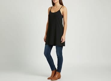 bluzki basic długi rękaw: Tunika damska, rozmiar M — 6