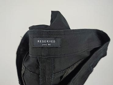 dazy spodnie: Reserved, Spodnie materiałowe damskie, rozmiar 2XL — 4