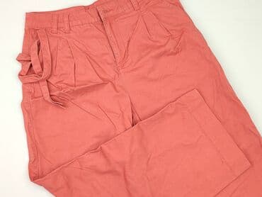różowe spodnie dresowe: Material trousers for women, size M (EU 38) — 1