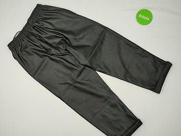 new age buty: Damskie spodnie z eko‑skóry, czarne, Made in Italy - Krój: luźniejsze — 3