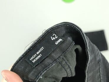 biale szerokie jeansy: Sinsay, Jeansy damskie, rozmiar XL — 4