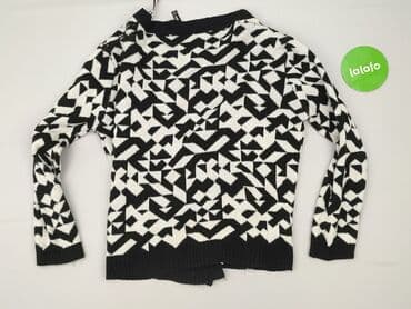 sweter z dekoltem v: FB Sister, Kardigan damski, rozmiar S — 3