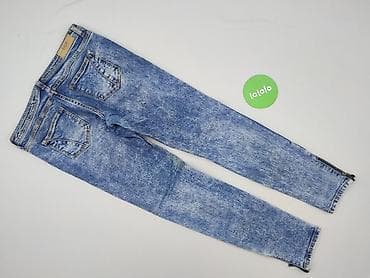 klapki kremowe: Jeansy damskie, rozmiar M — 4